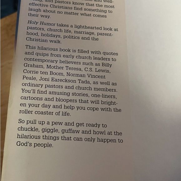 Holy Humor Book-Hardback - Picture 2 of 3